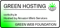 Green hosting badge for corkcity.ie from Green Web Foundation